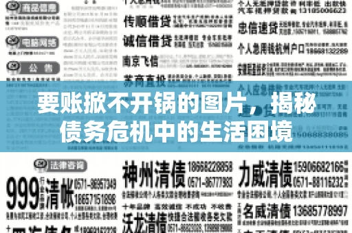 要账掀不开锅的图片，揭秘债务危机中的生活困境
