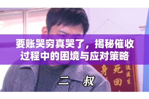 要账哭穷真哭了，揭秘催收过程中的困境与应对策略