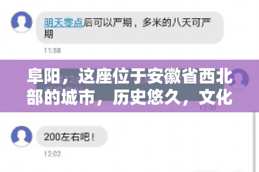 阜阳,这座位于安徽省西北部的城市,历史悠久,文化底蕴深厚。近年来,随着经济的发展,商业活动日益频繁,随之而来的是应收账款的管理问题。那么,阜阳有木有要账公司呢?今天,我们就来聊聊这个话题。 阜阳,这座位于安徽省西北部的城市,历史悠久,文化底蕴深厚。近年来,随着经济的发展,商业活动日益频繁,随之而来的是应收账款的管理问题。那么,阜阳有木有要账公司呢?今天,我们就来聊聊这个话题。