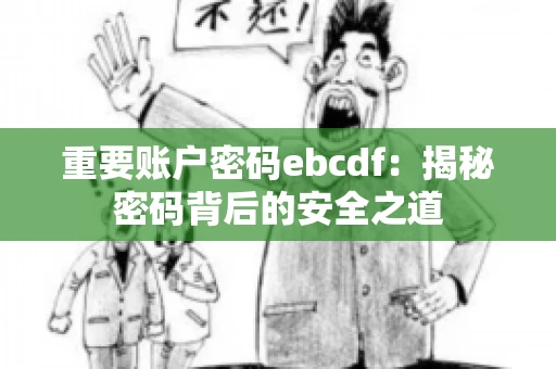 重要账户密码ebcdf：揭秘密码背后的安全之道