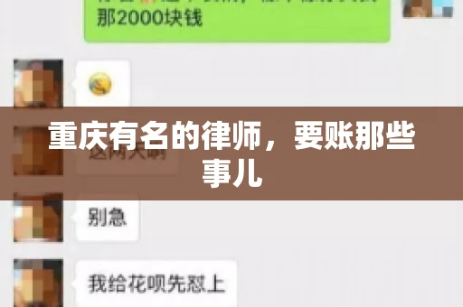 重庆有名的律师，要账那些事儿