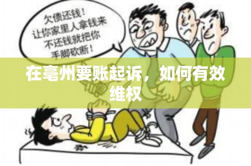 在亳州要账起诉，如何有效维权