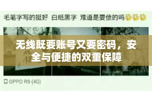 无线既要账号又要密码，安全与便捷的双重保障